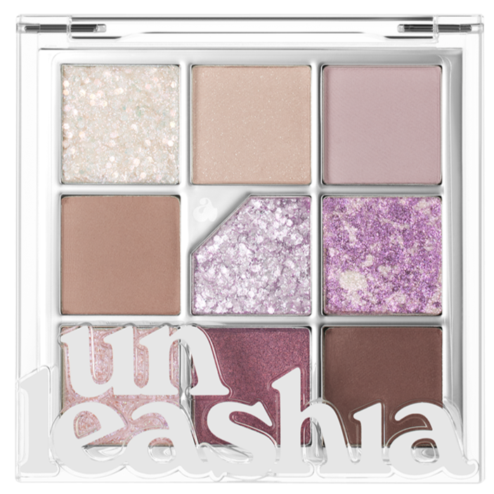 UNLEASHIA. Glitterpedia Eye Palette.  |  N°4 All of Lavander Fog