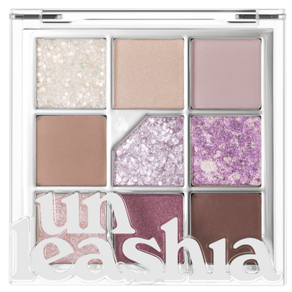 UNLEASHIA. Glitterpedia Eye Palette.  |  N°4 All of Lavander Fog