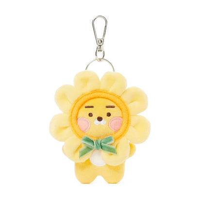 KAKAO FRIENDS. | Flower Ball Blush Doll Keyring. | Little Ryan.|